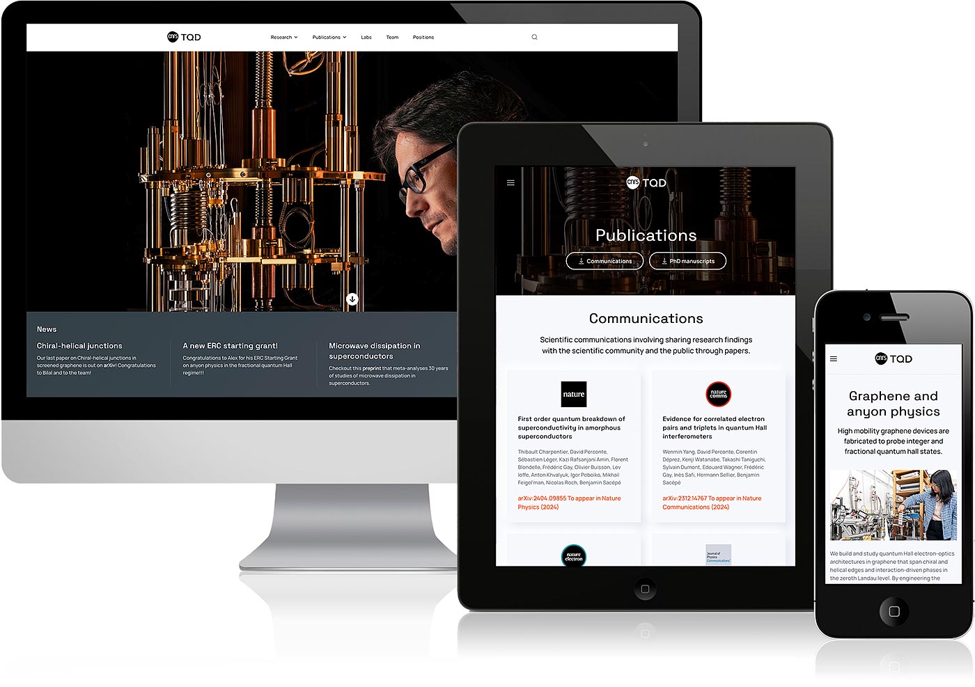 site internet du laboratoire SQC
