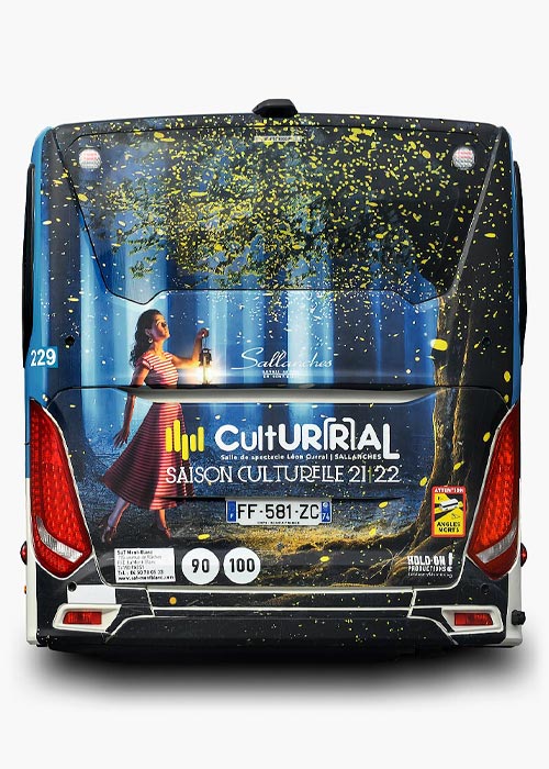 Habillage de bus Grenoble