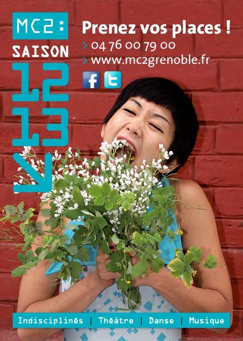 Affiche de saison 2012 de la MC2: Grenoble