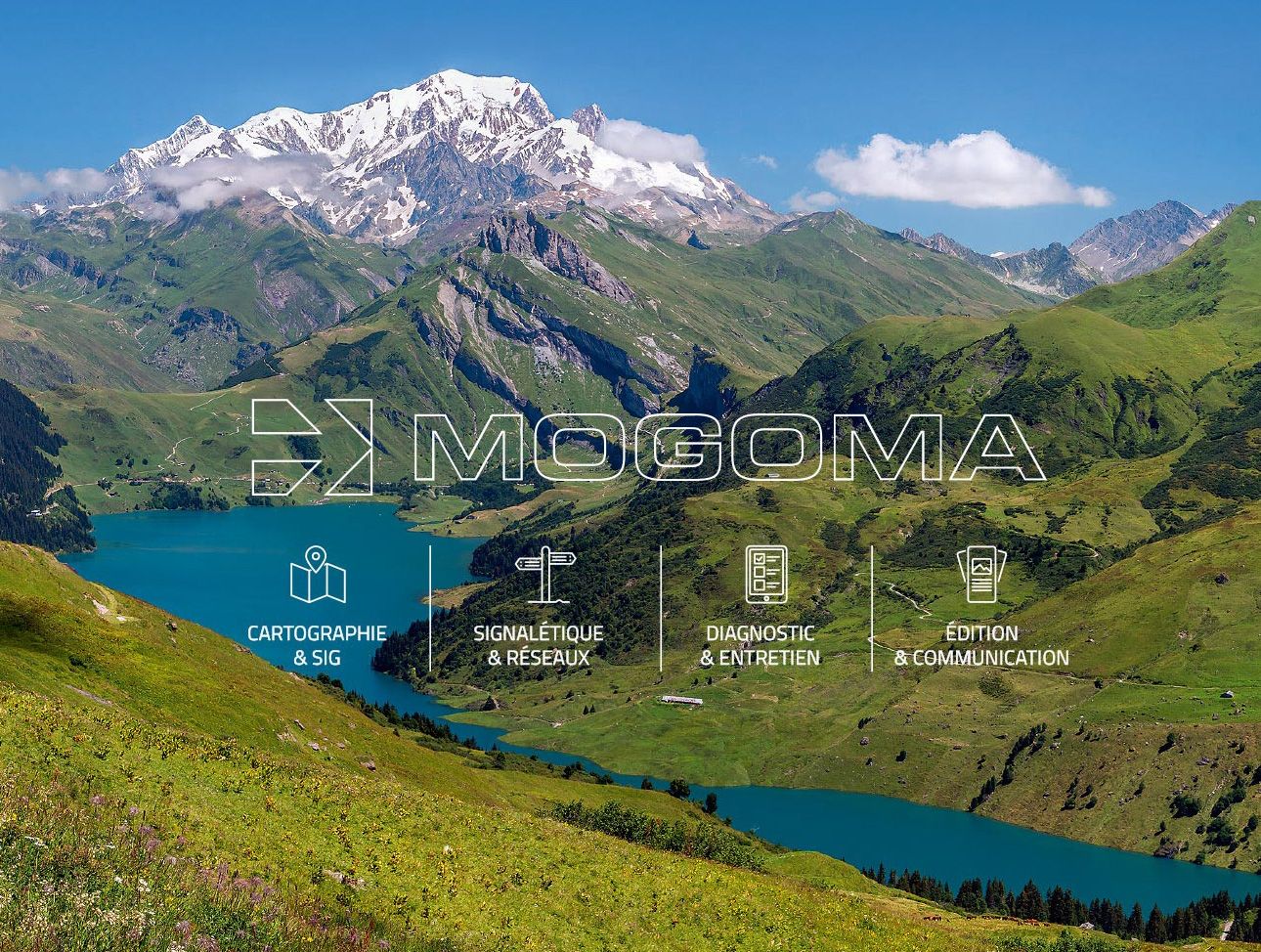 Création du logo et de l'identité visuelle globale de Mogoma