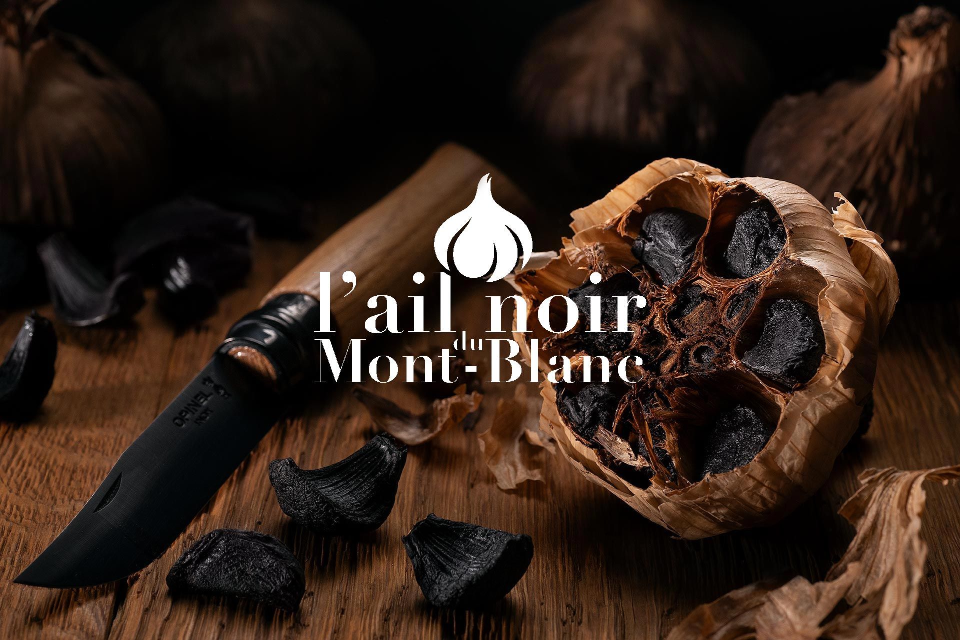 Image de marque de l'ail noir du Mont-Blanc
