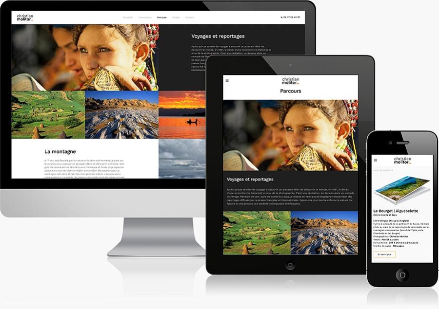 Création du site internet de Christian Molitor