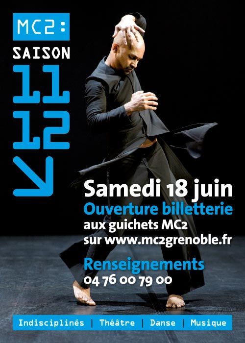 Affiche de saison 2011 de la MC2: Grenoble