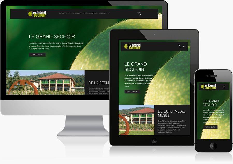 Création du site internet du Grand Séchoir