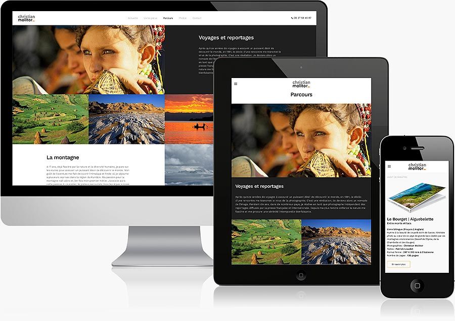 Création du site internet de Christian Molitor